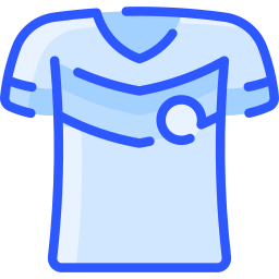 camiseta de futbol icono