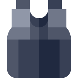 Bullet proof vest icon