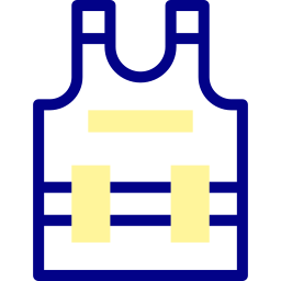 chaleco protector icono