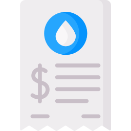 factura de agua icono