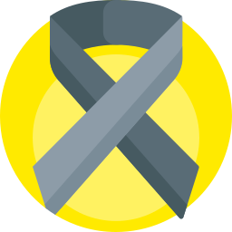 Black ribbon icon