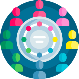 Round table icon