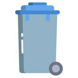 Trash bin icon