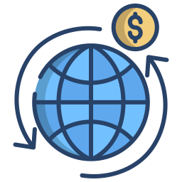 globales bankgeschäft icon