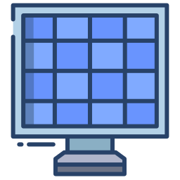 Solar panel icon