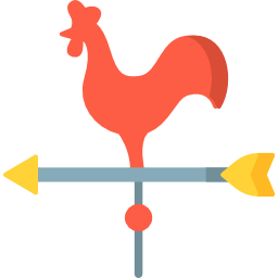 Weather vane icon