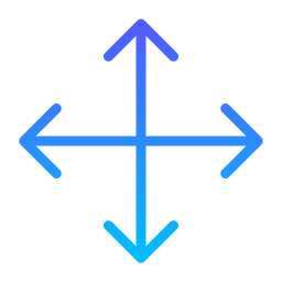 Four arrows icon