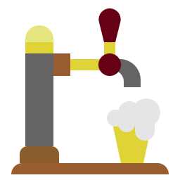 ficha de cerveza icono