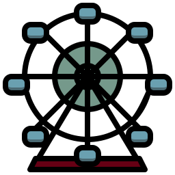 Ferris wheel icon