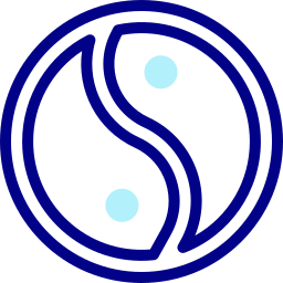 ying yang Ícone