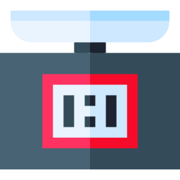 Weight scale icon