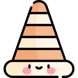 Traffic cone icon