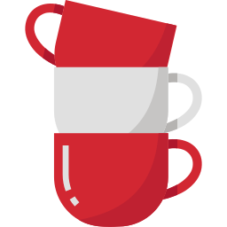 Coffee cups icon