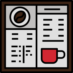 Coffee menu icon