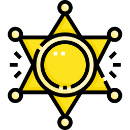 Sheriff badge icon