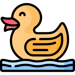 Резиновая утка иконка