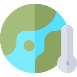 opwarming van de aarde icoon