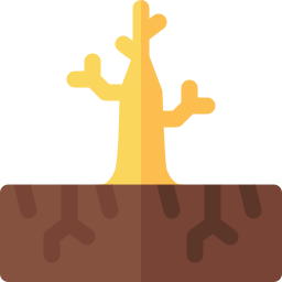 desertificación icono