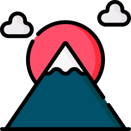 monte fuji icono