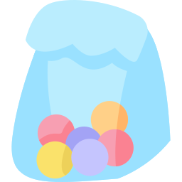 Candy bag icon