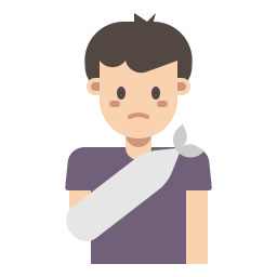 Arm plaster icon