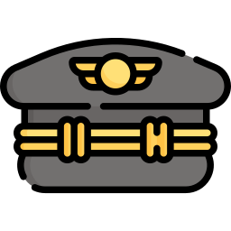 Pilot hat icon