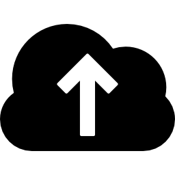 in die internet cloud hochladen icon