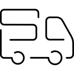 ultracienki pojazd ciężarowy ikona