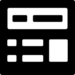 レイアウト正方形インターフェイスボタン icon