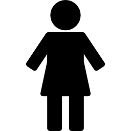 siluetta della donna icona