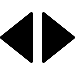 Arrows right and left filled triangles icon