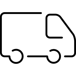 Logistics transportation truck icon