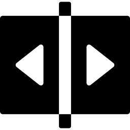 Left and right arrows buttons icon