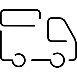 véhicule ultra-fin de camion logistique Icône