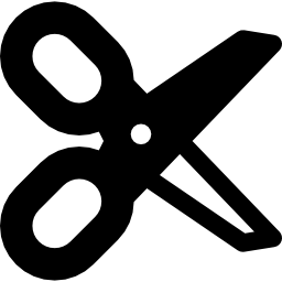 Scissors open tool icon