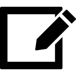 schrijf een briefje icoon