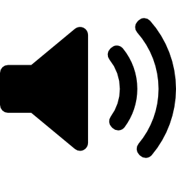 outil audio rempli de haut-parleurs Icône
