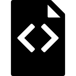 arquivo de programação de código Ícone