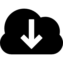Download from the cloud icon