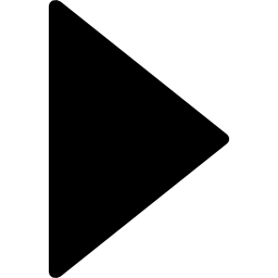 Кнопка воспроизведения закрашенного треугольника со стрелкой вправо иконка