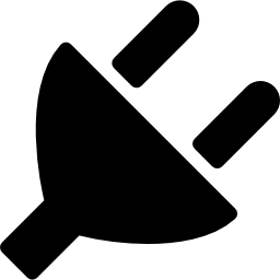 stecker silhouette icon