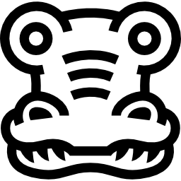 Toad frontal outline icon