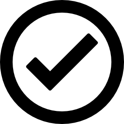 Verify button circle icon