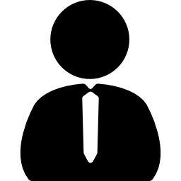Man with tie icon
