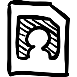 Image file sketch icon