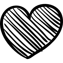 desenho de coração Ícone