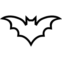 contorno de morcego Ícone