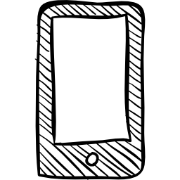 szkic komputera typu tablet ikona