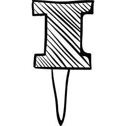 Pin sketch icon