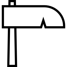 Halloween wood signal outline icon